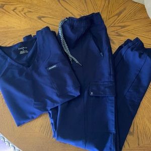 Navy Blue Jaanuu Scrub Set